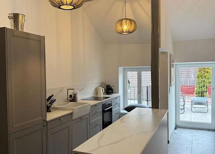 度假居 Townhouse Mayfair Style Im Weinstrassen Hotspot 代德斯海姆